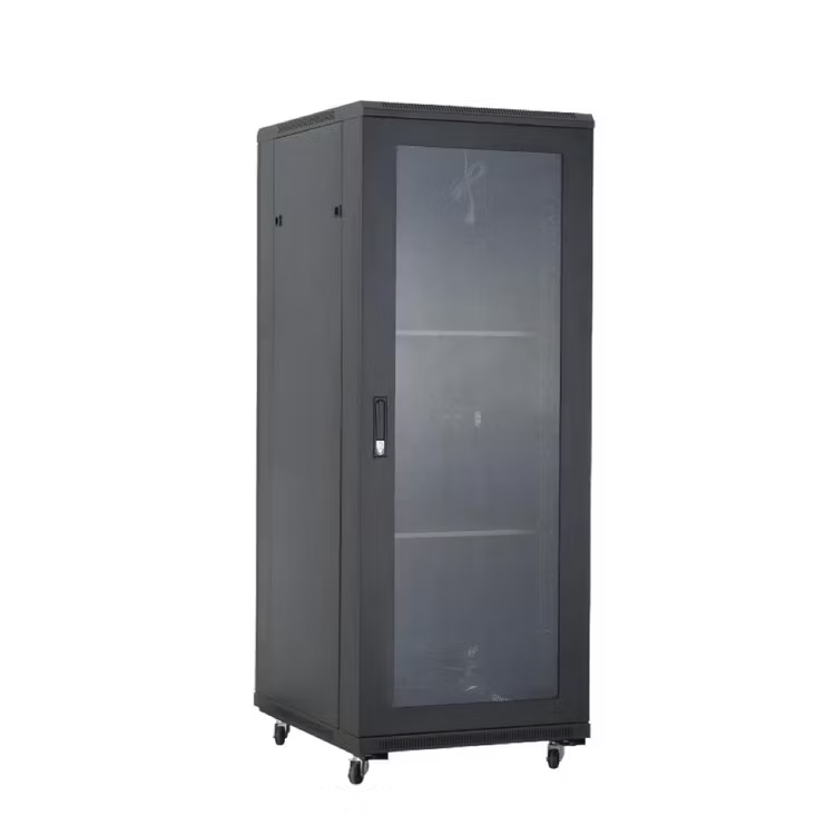 42U Floor Standing Network data Cabinet 800mm x 1000mm with Glass Door